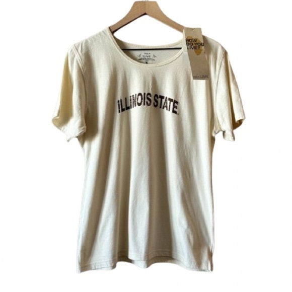 Women's XL NWT EDUN Illinois State University Tee African Cotton Yarn - Picture 1 of 7